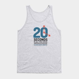 20 Seconds #WashYourHands Tank Top